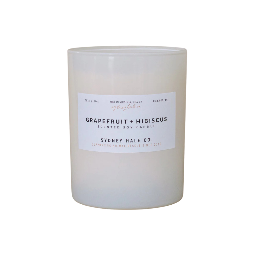 Grapefruit + Hibiscus Candle