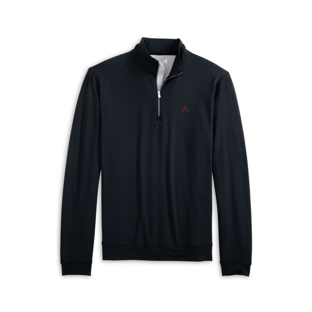 Arkansas 'A' Motion 1/4 Zip| Black