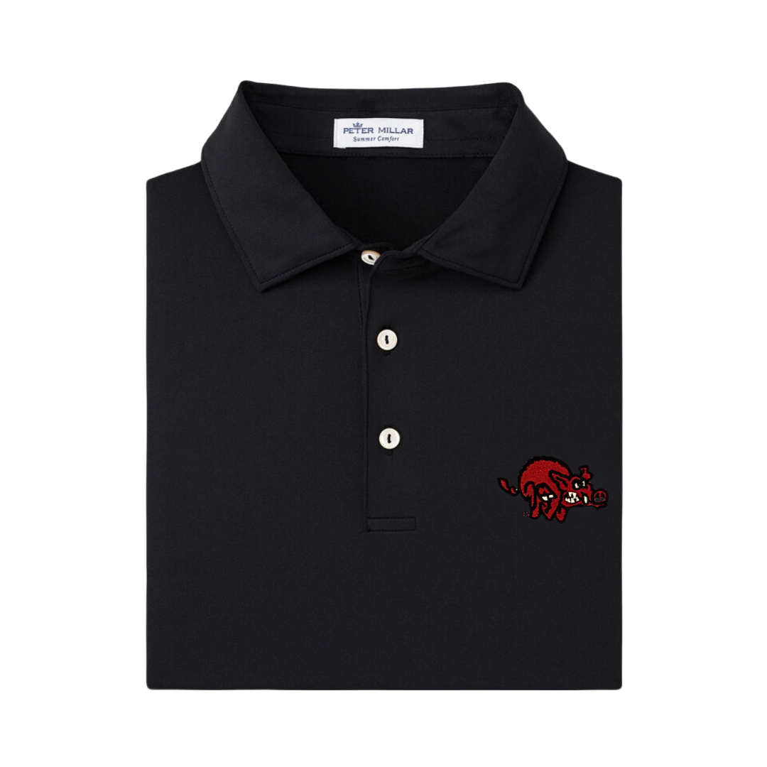 Crazy Hog Polo| Black