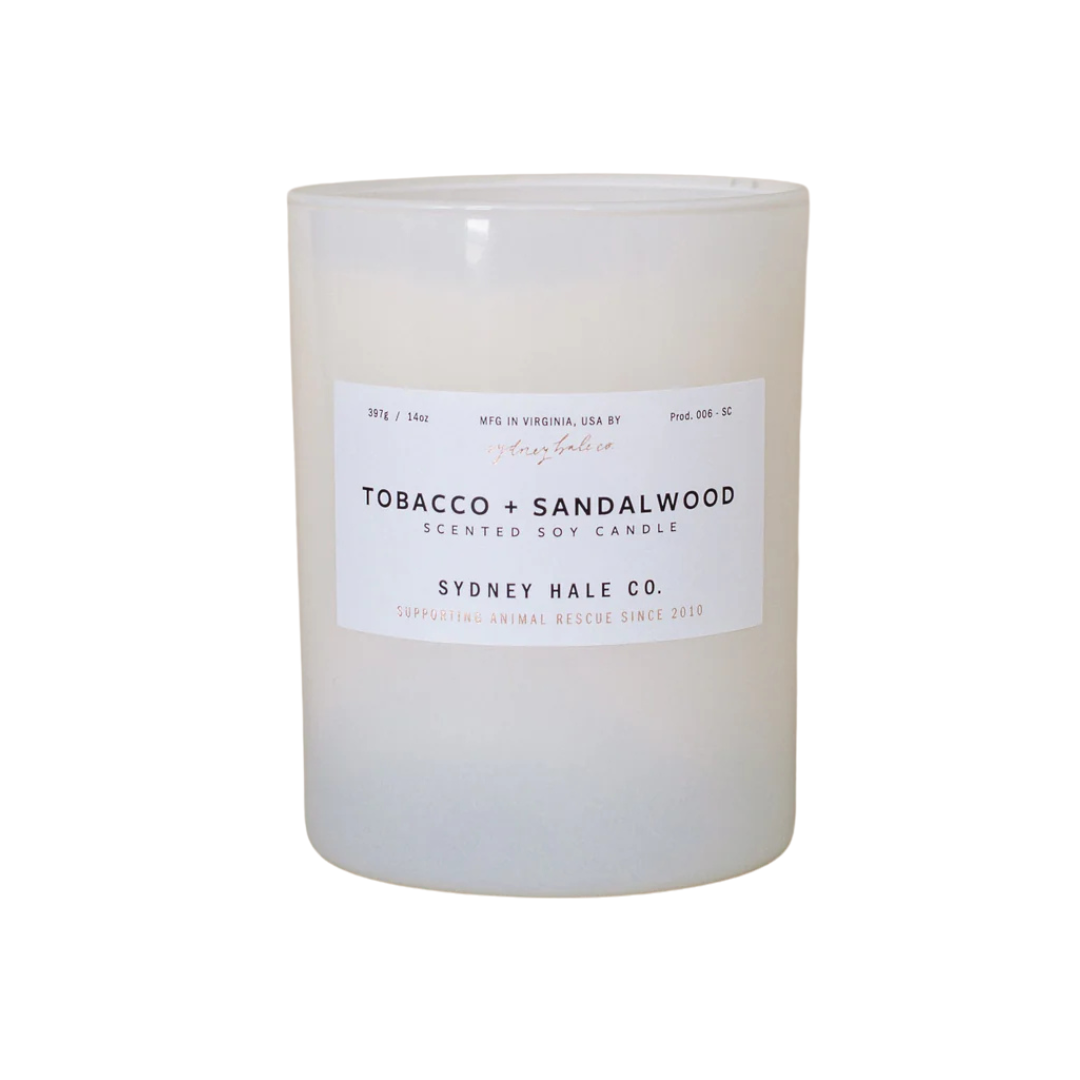 Tobacco + Sandalwood Candle