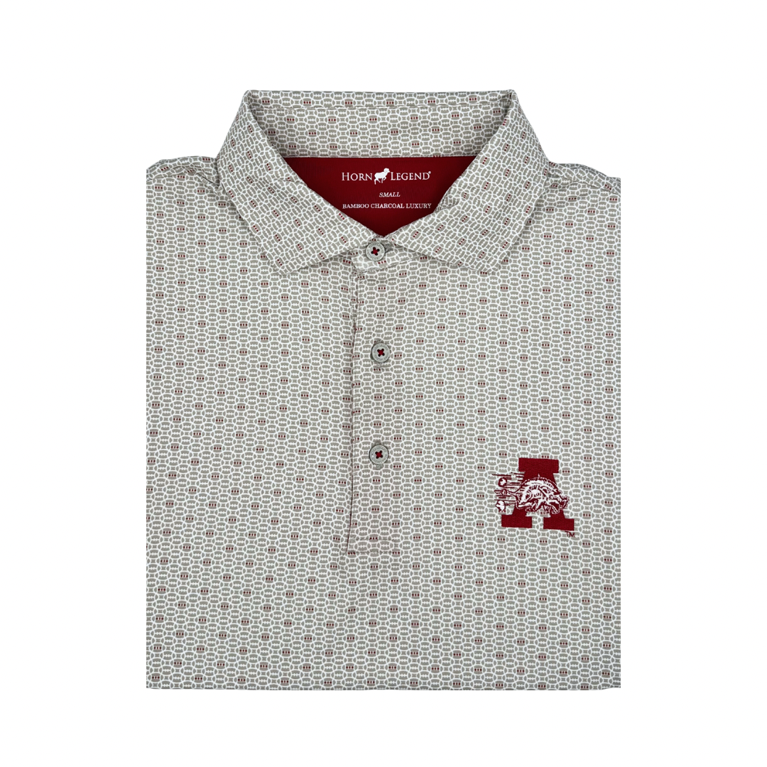 Hog in Front of 'A' Polo | Grey