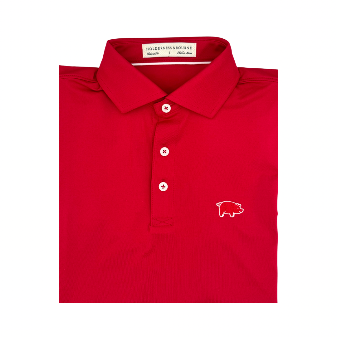 Anderson Curly Tail Shirt| Crimson