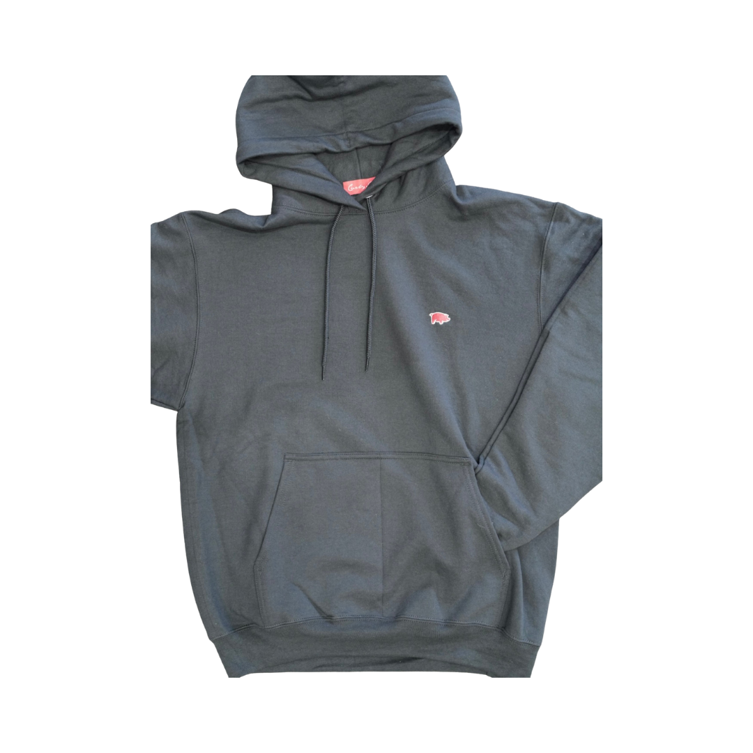 Curly Tail Hoodie | Black