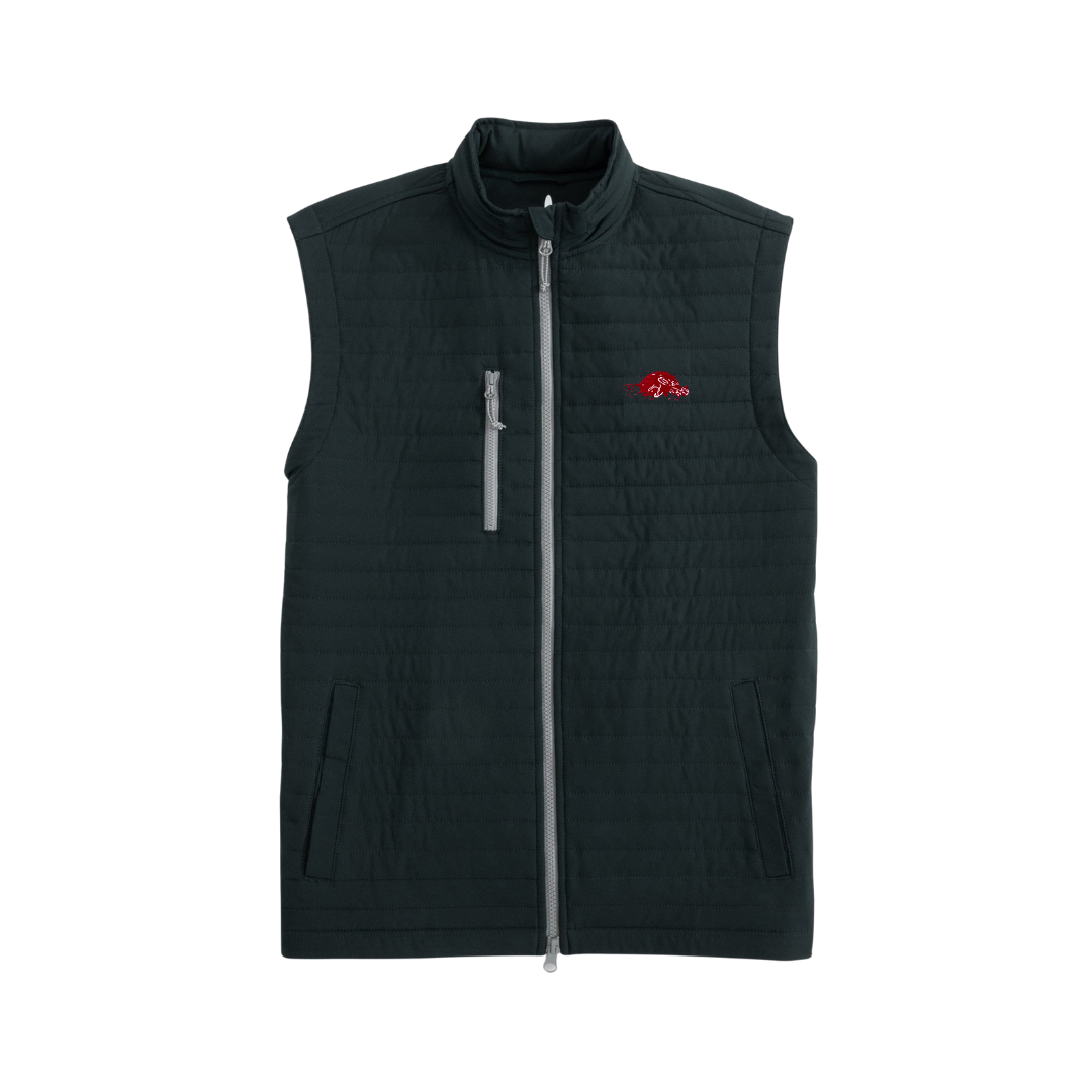 Slobbering Hog Full Zip Vest | Black