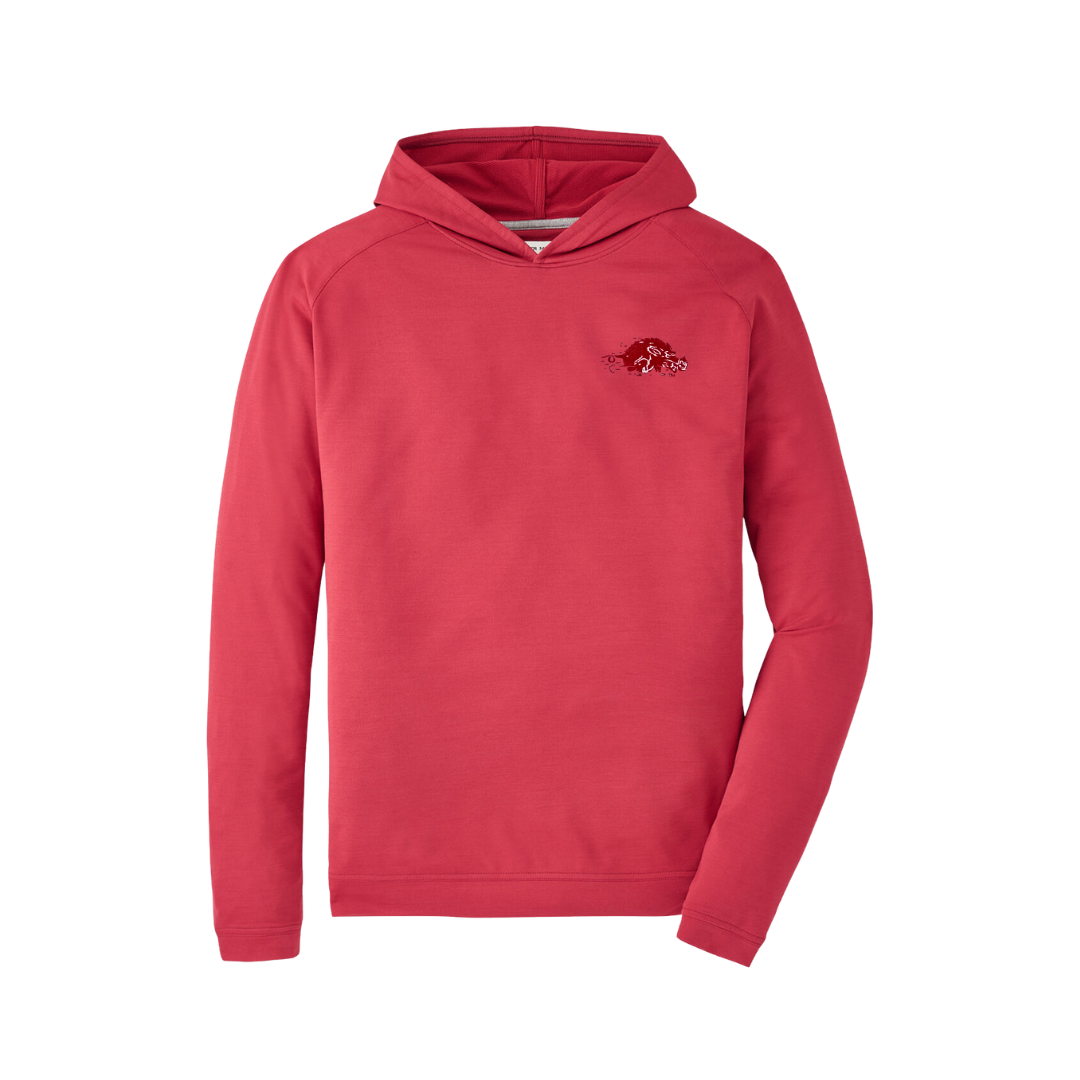 Running Hog Hoodie | Crimson