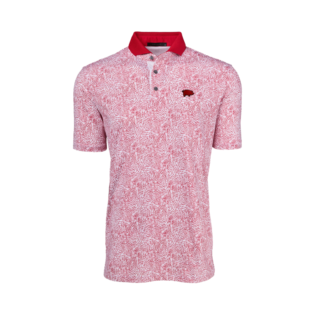 Greyson Varsity Curly Tail Polo | Varsity Red