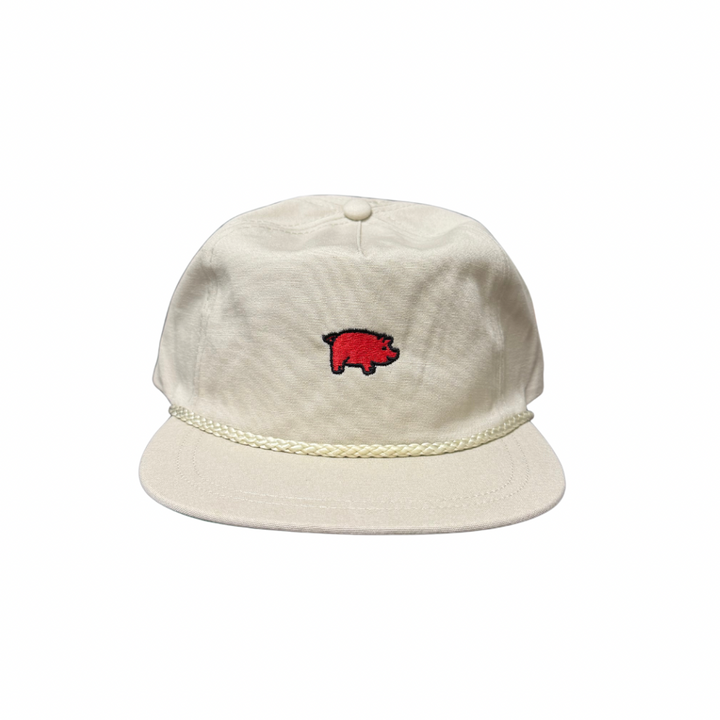 Curly Tail Rope Hat| Stone