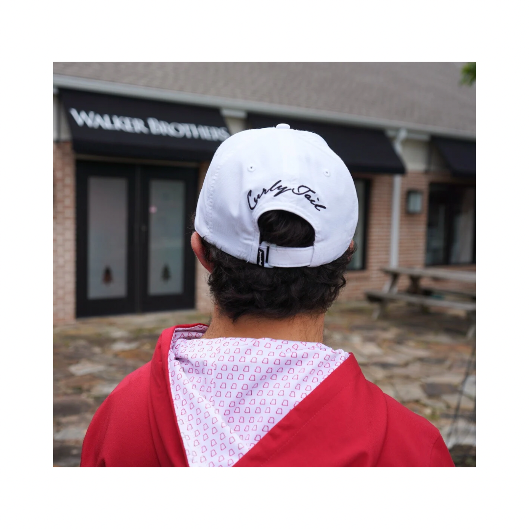 Curly Tail Performance Hat| White