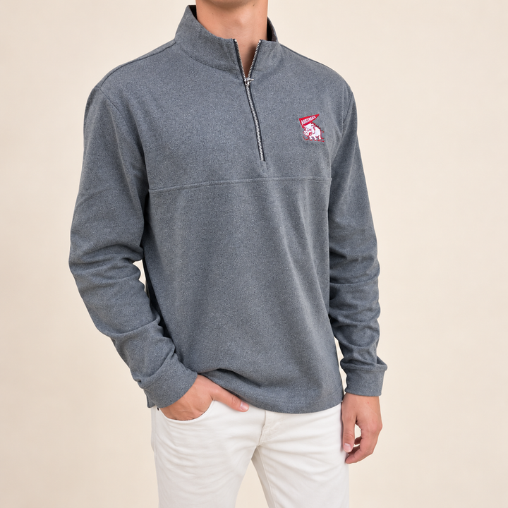 Pennant Hog Mikey 1/4 Zip| Black