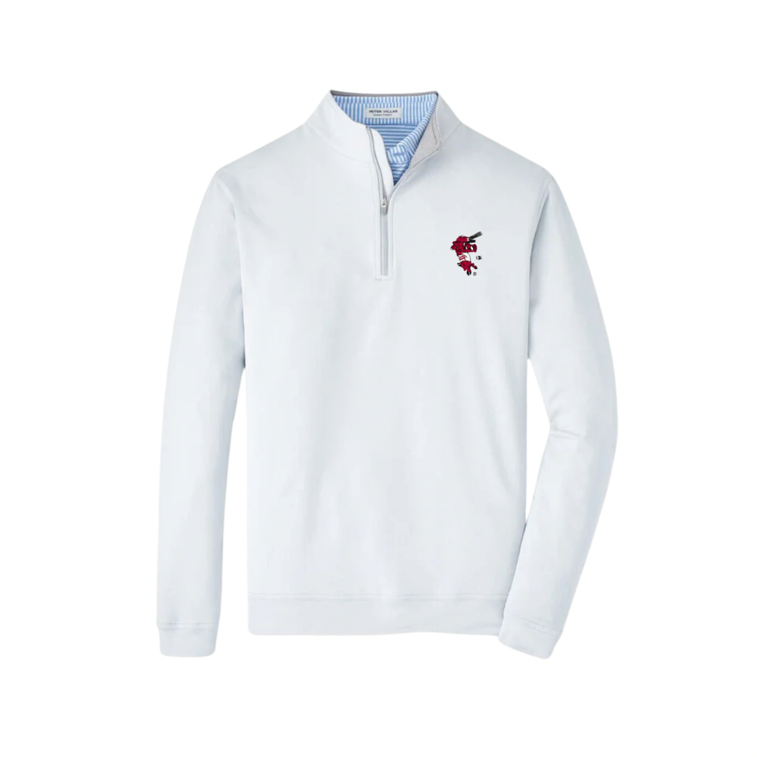 Hitting Ribby 1/4 Zip | British Grey