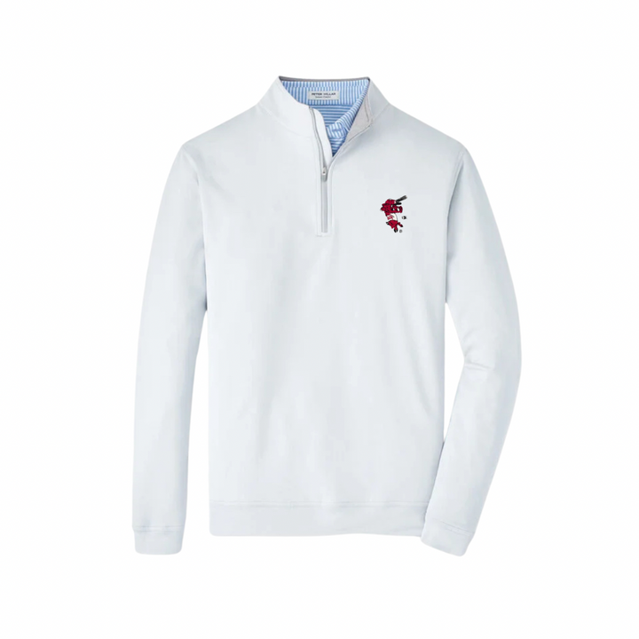 Hitting Ribby 1/4 Zip | British Grey