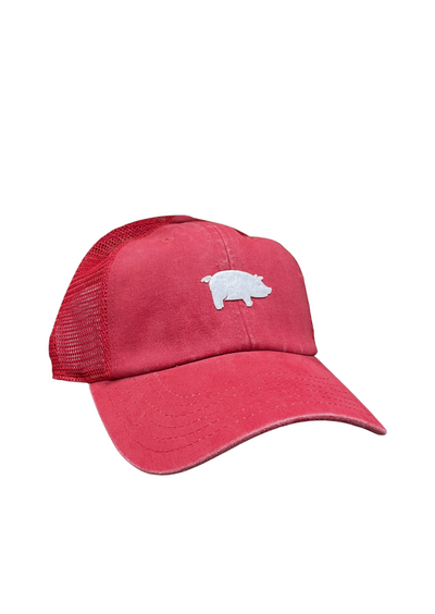Raglan Mesh Curly Tail Hat