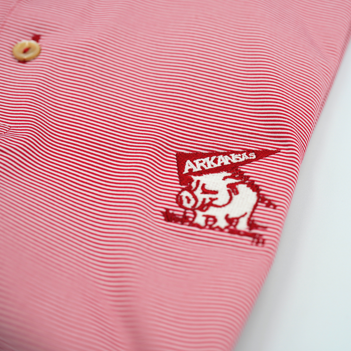 Peter Millar Pennant Hog Polo | Crimson
