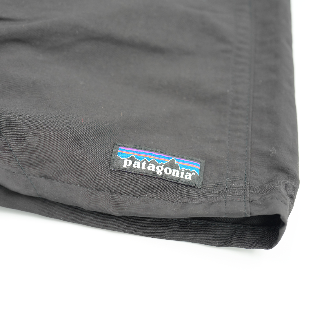 Curly Tail X Patagonia Mens Baggies Shorts 5 in | Black w/Black BOB