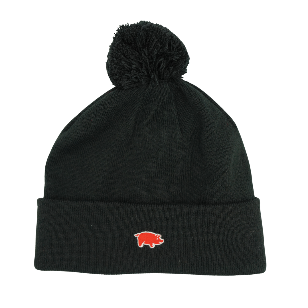 Curly Tail Tahoe Knit Hat (Beanie) | Black