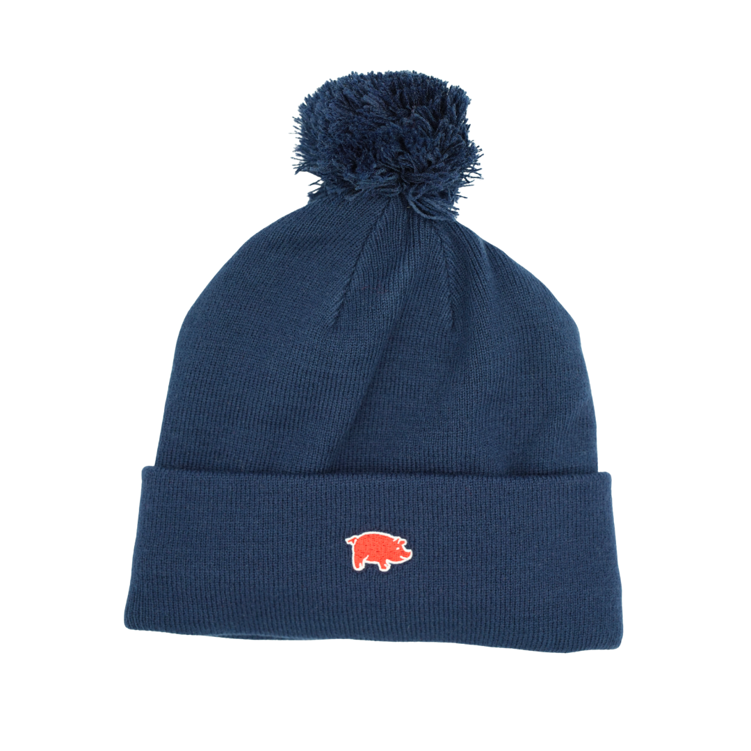 Curly Tail Tahoe Knit Hat (Beanie) | Navy