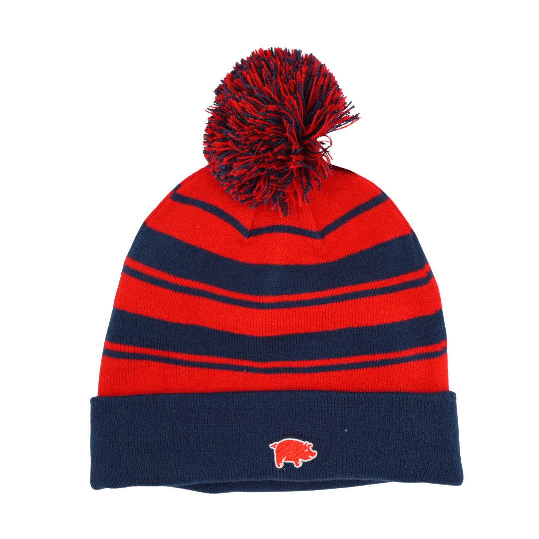 Curly Tail Cloudspin Curly Tail Hat (Beanie) | Navy/Red