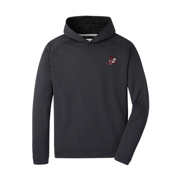 Peter Millar Hog Leaning on A Pine Performance Hoodie | Black