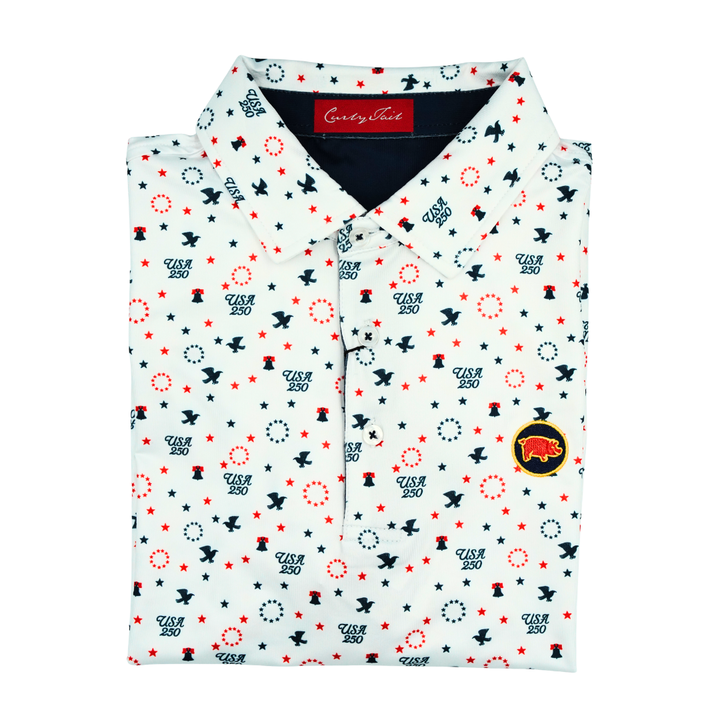 Curly Tail 1992 'USA' 250th Polo | White