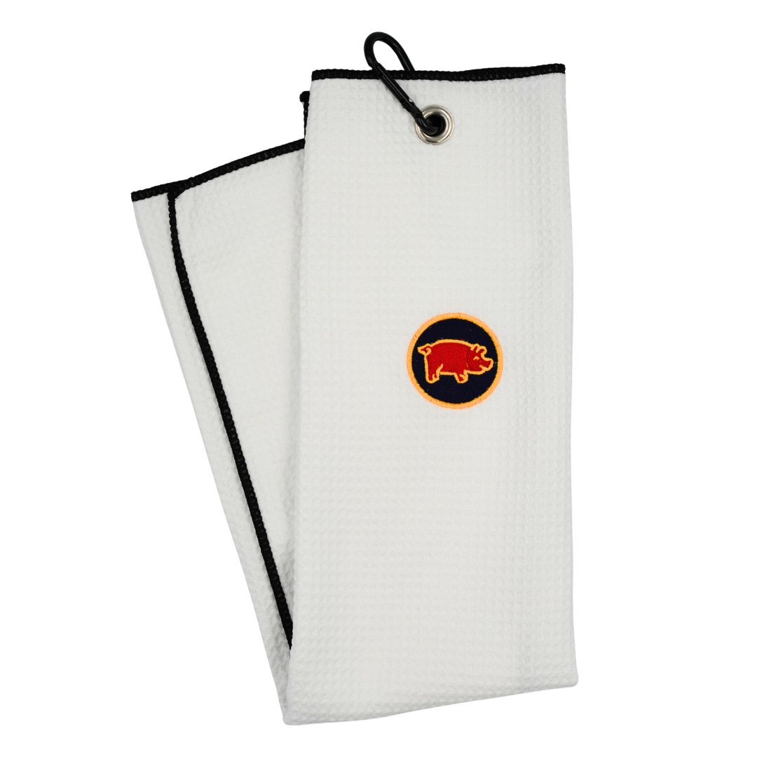 Curly Tail Towel White
