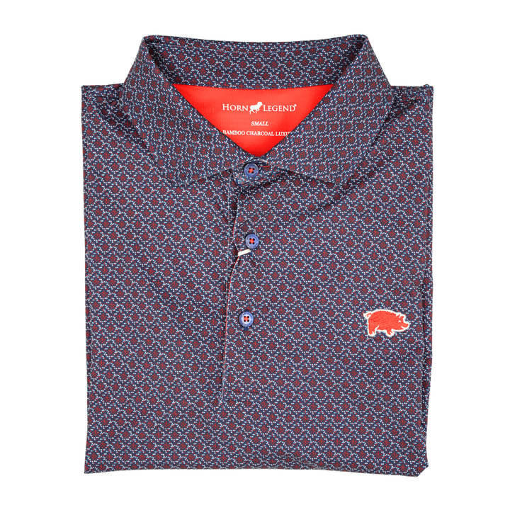Horn Legend X Curly Tail USA Polo | Navy / Red / White