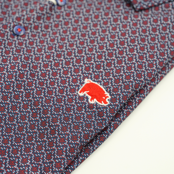 Horn Legend X Curly Tail USA Polo | Navy / Red / White
