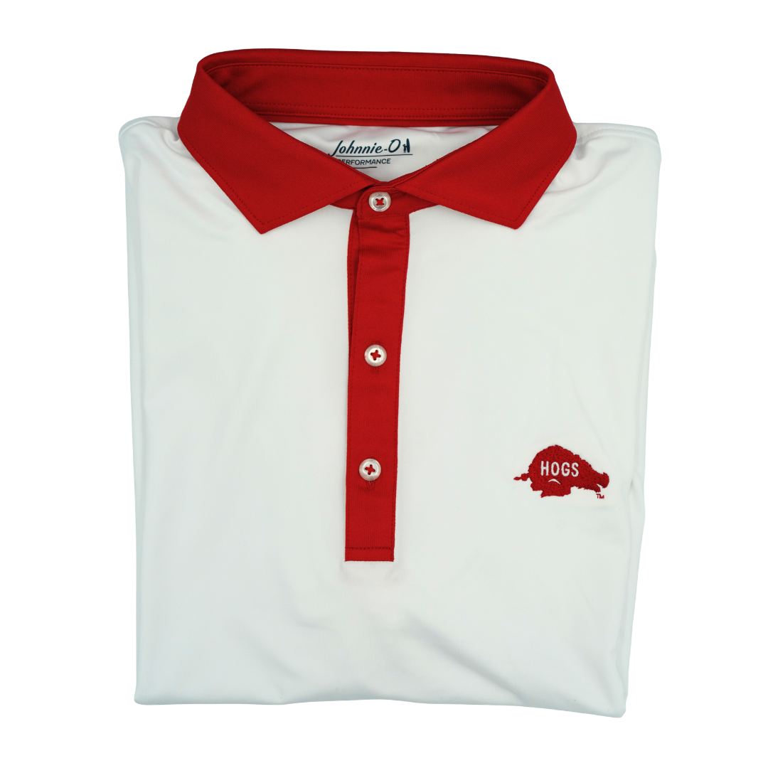 Johnnie-O Vintage 70s Hog Polo | Crimson
