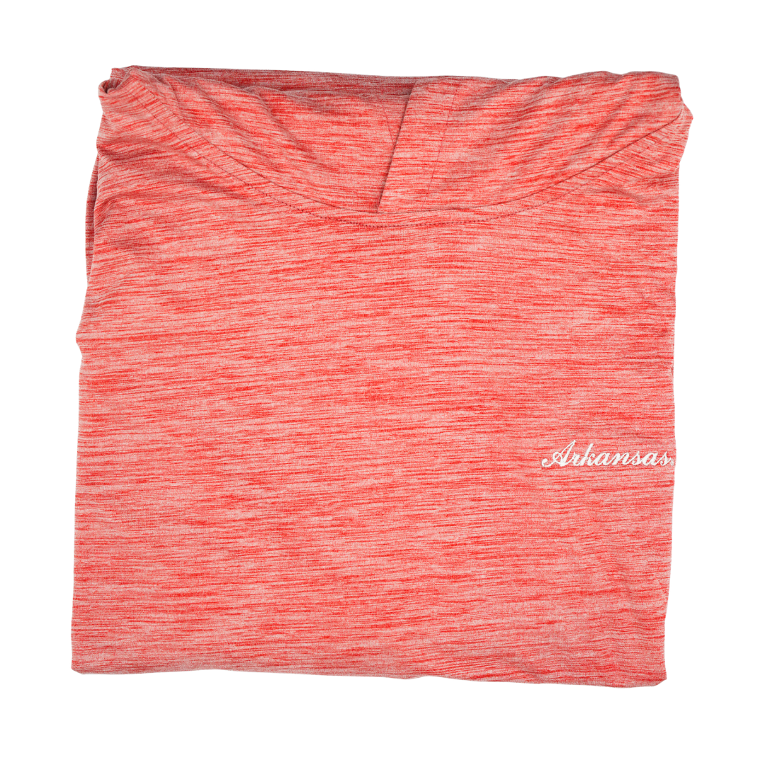 Johnnie-O ‘Arkansas’ Script Hoodie | Crimson