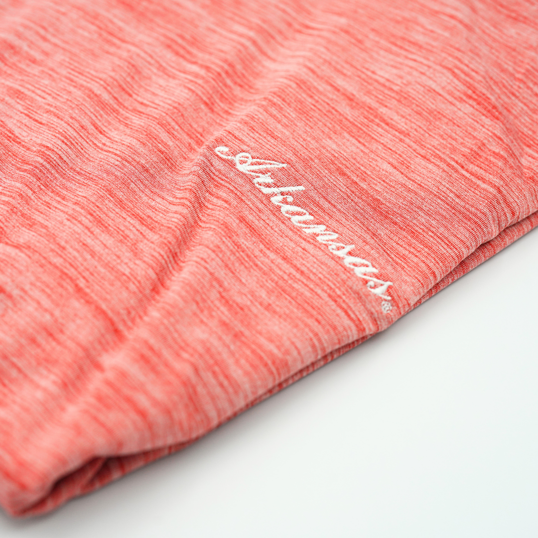 Johnnie-O ‘Arkansas’ Script Hoodie | Crimson