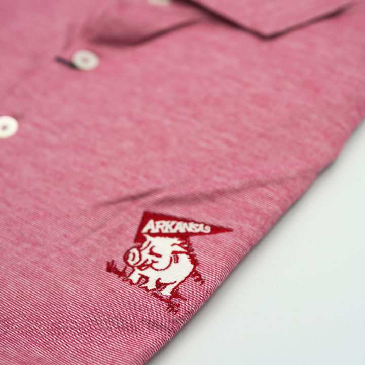 Peter Millar Pennant Hog Polo | Ruby Dusk