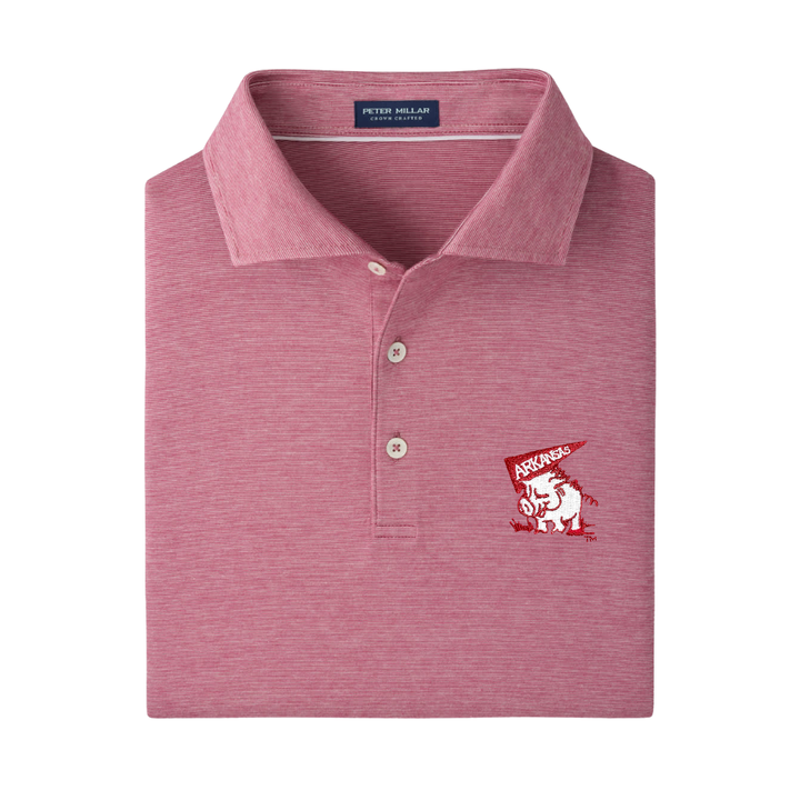 Peter Millar Pennant Hog Polo | Ruby Dusk