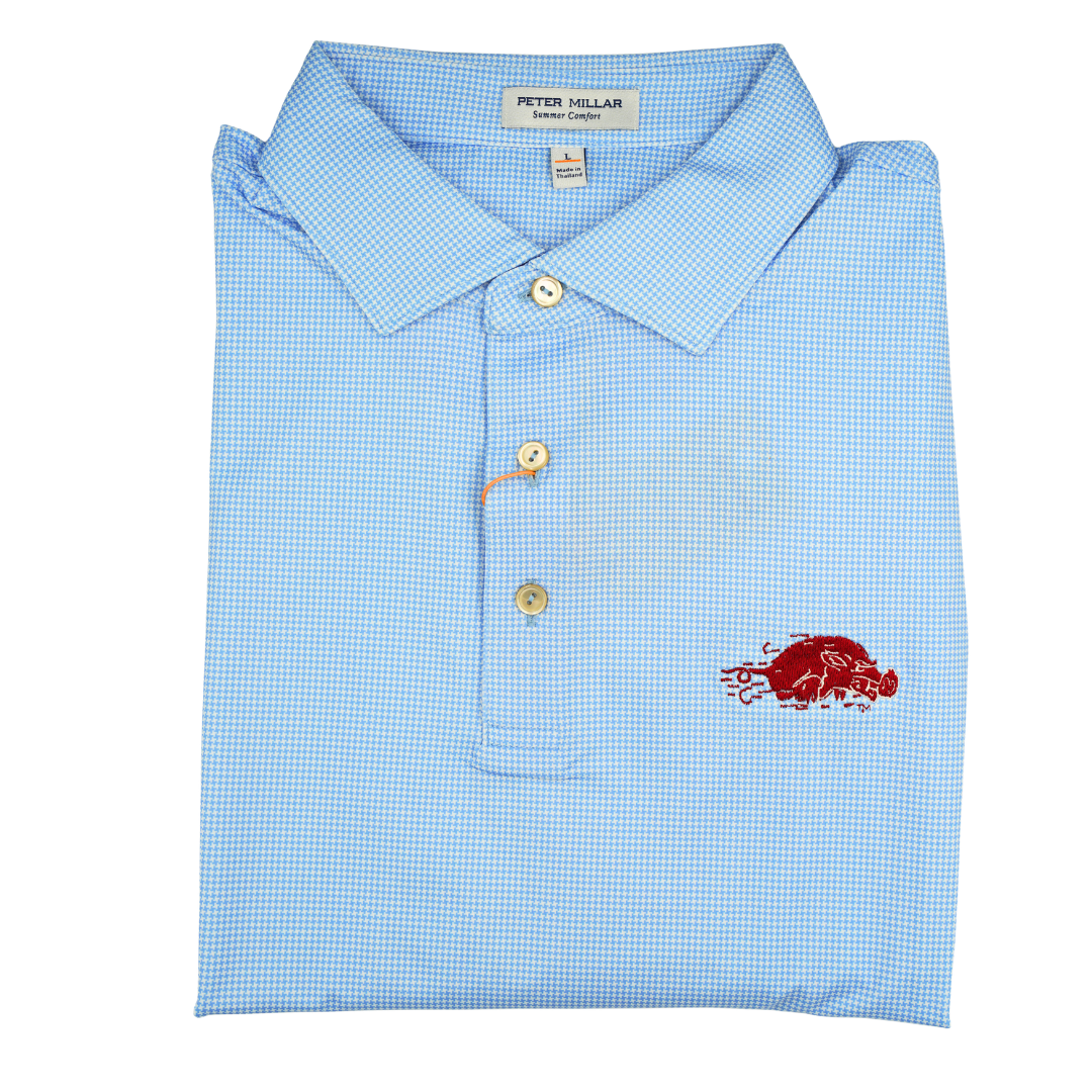 Peter Millar Slobbering Hog Polo | Cottage Blue