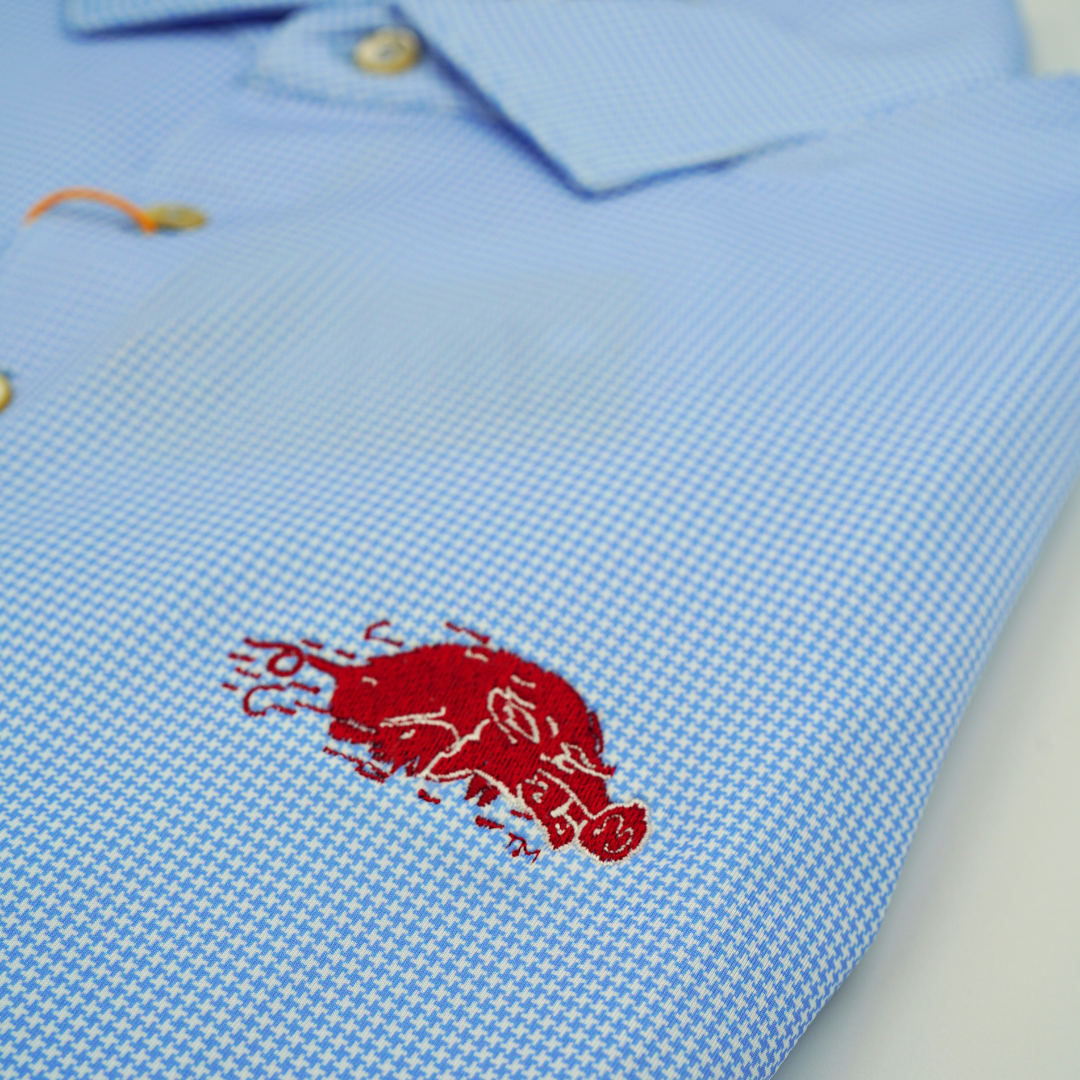 Peter Millar Slobbering Hog Polo | Cottage Blue
