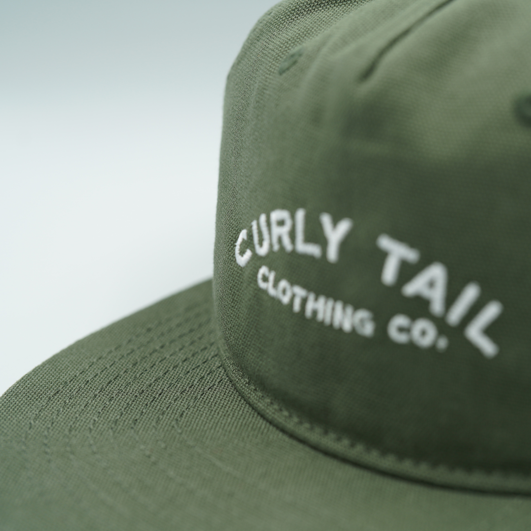 Hi-Fin 'Curly Tail' Script Hat | Cypress