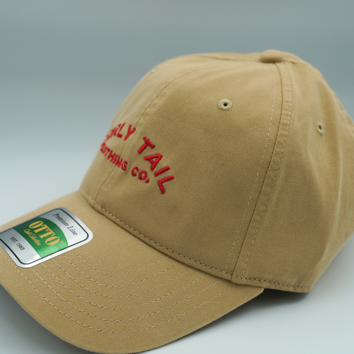 Hi-Fin Otto 'Curly Tail' Script Hat | Khaki