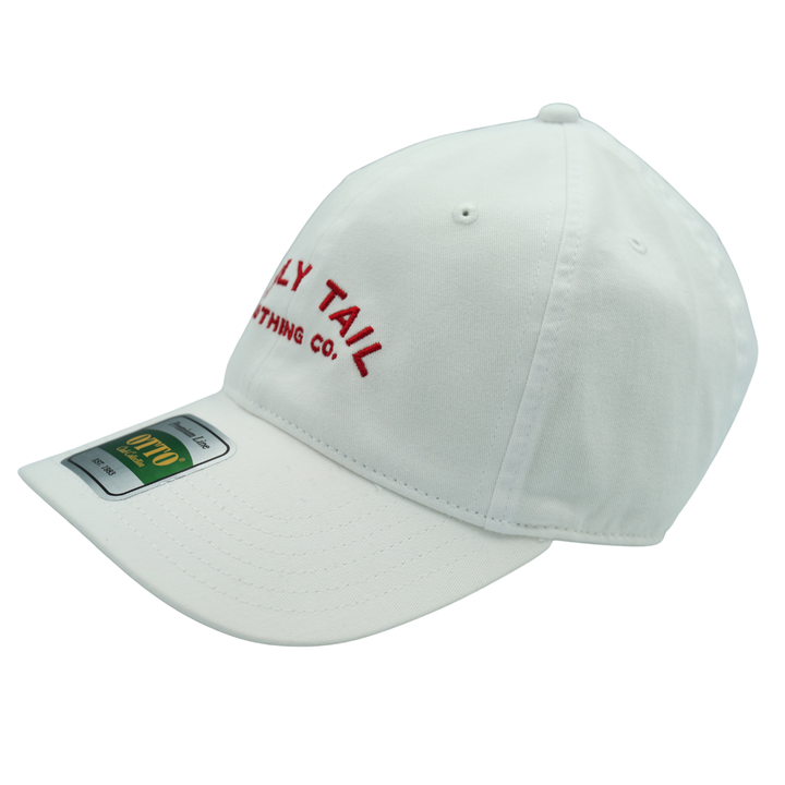 Hi-Fin Otto 'Curly Tail' Script Hat | White