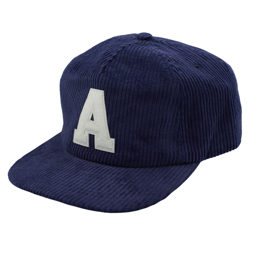 Hi-Fin Weld 'A' Corduroy Hat | Navy