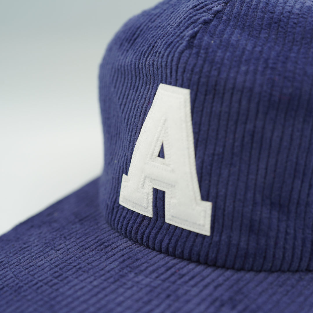 Hi-Fin Weld 'A' Corduroy Hat | Navy