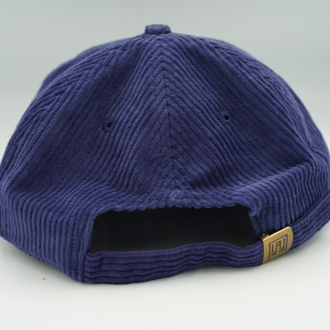 Hi-Fin Weld 'A' Corduroy Hat | Navy