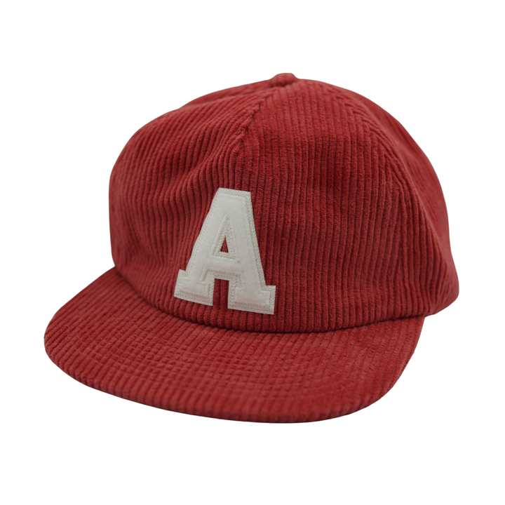 Hi-Fin Weld 'A' Corduroy Hat | Red