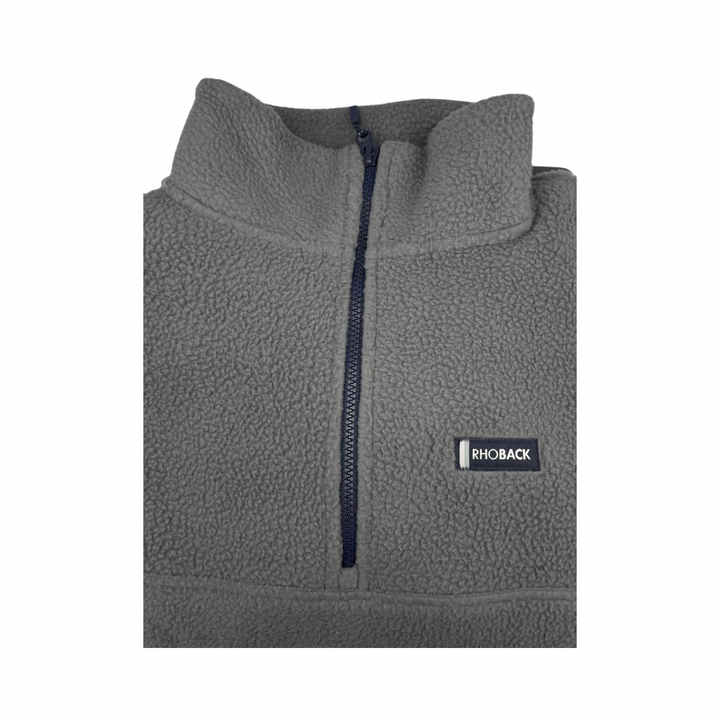Rhoback X Curly Tail Fleece Pullover | Grey