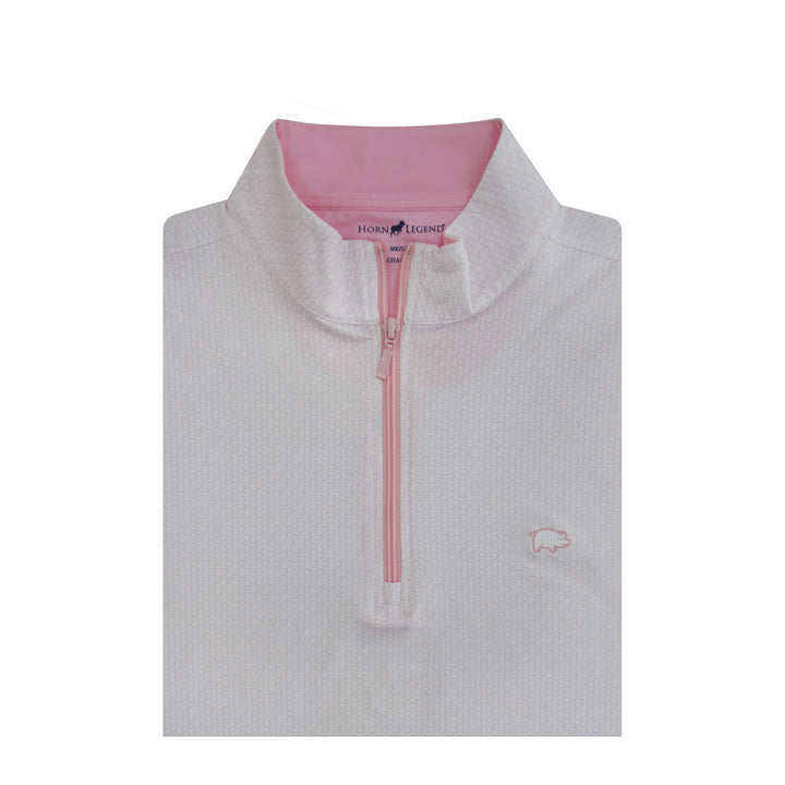 Curly Tail State 1/4 Zip| Rose Quartz