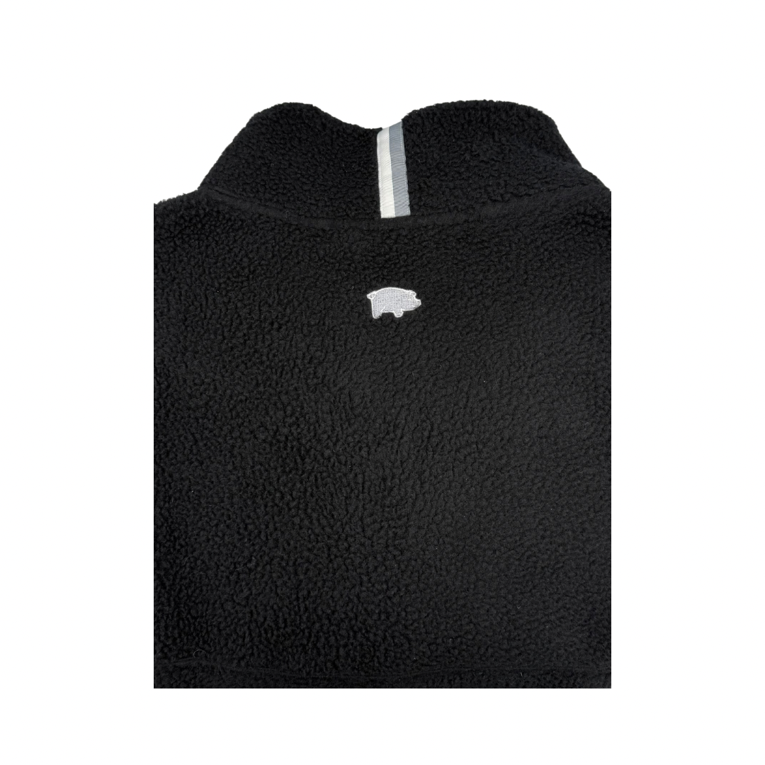 Rhoback X Curly Tail Fleece Pullover | Black