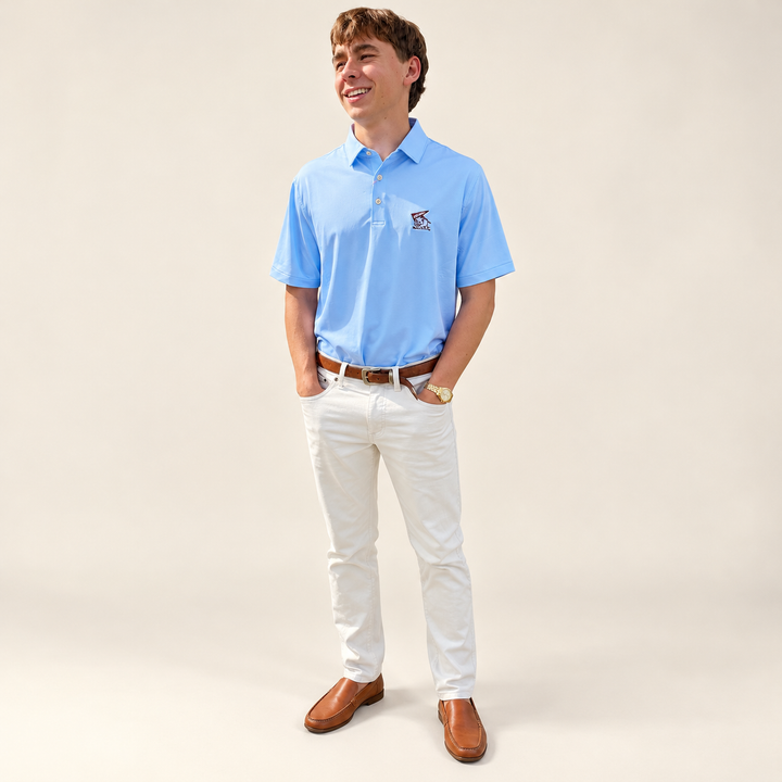 Pennant Hog Jubilee Polo| Cottage Blue