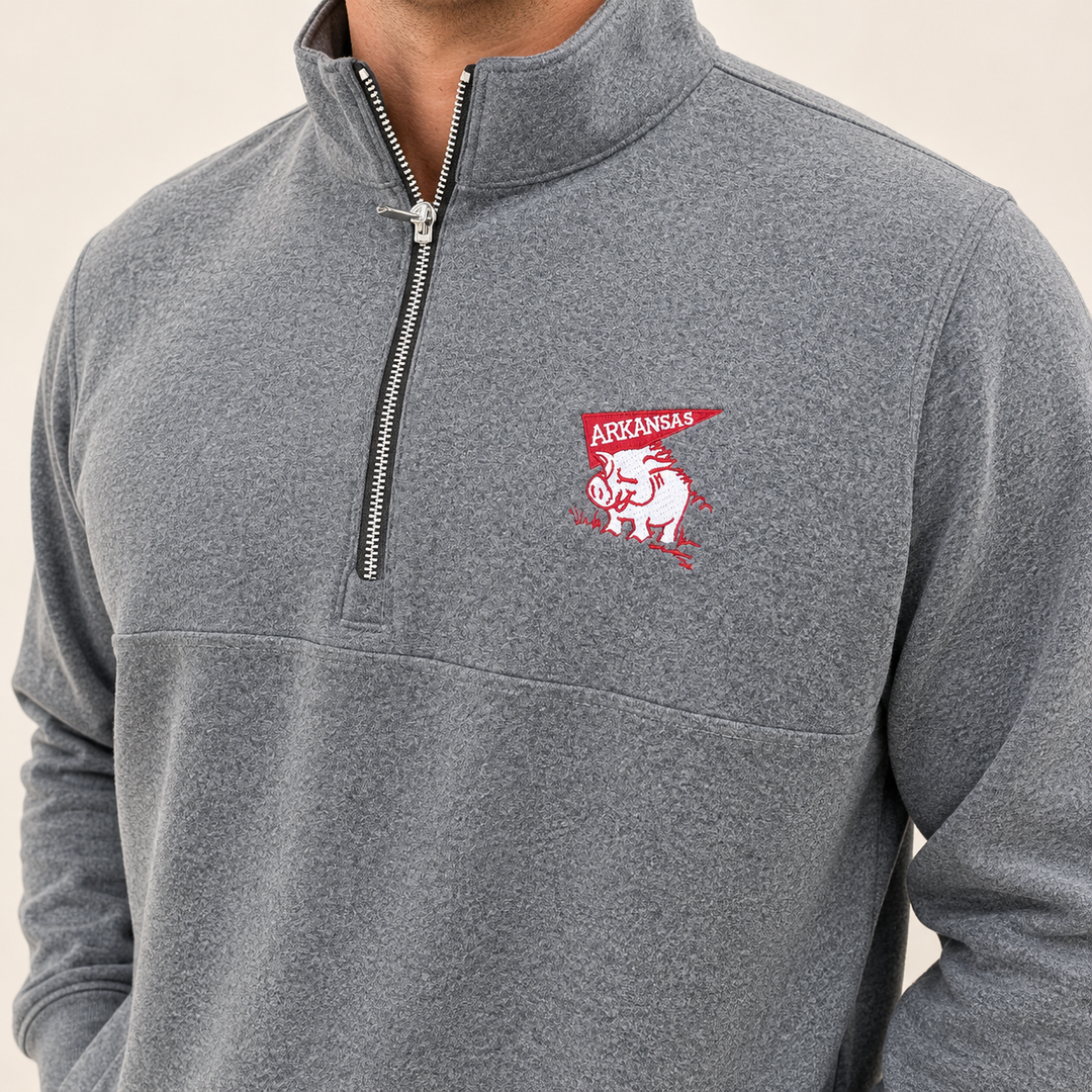 Pennant Hog Mikey 1/4 Zip| Black