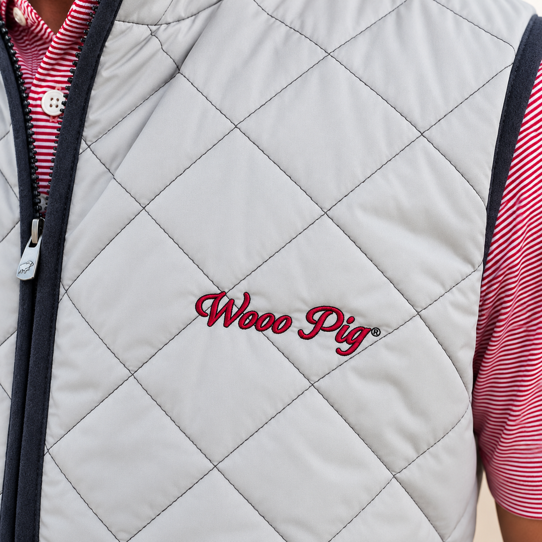 Wooo Pig Vest Grey| Charcoal
