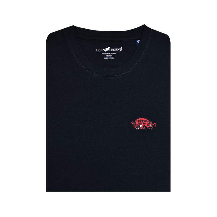 Slobber Hog Crew Neck| Black