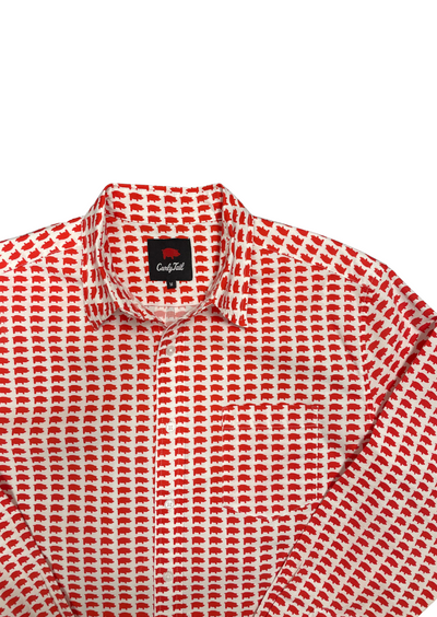 The All-Over Curly Tail Button Down