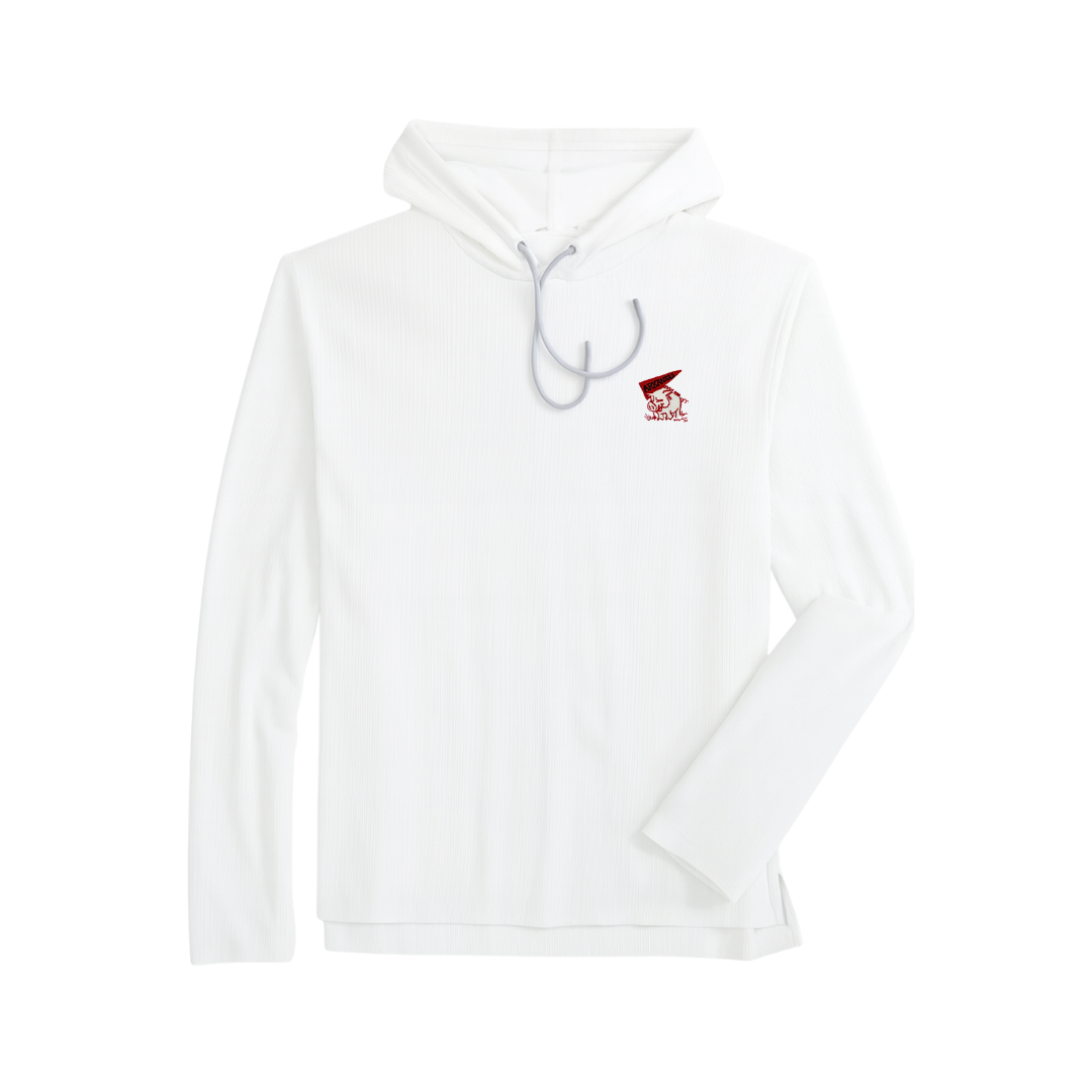 Johnnie-O Pennant Hog Hoppin Hoodie | White