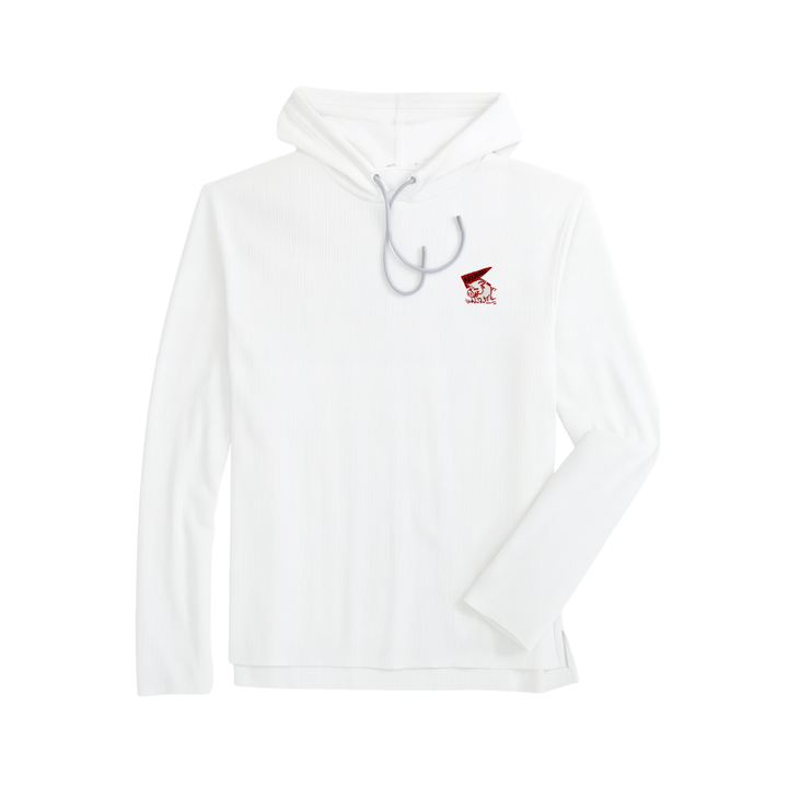 Johnnie-O Pennant Hog Hoppin Hoodie | White